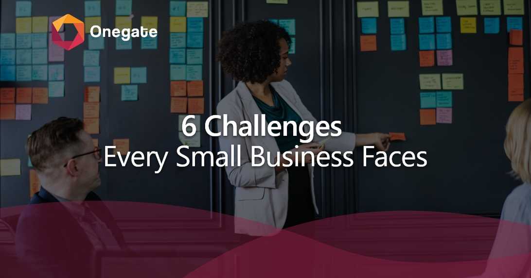 6 Challenges Every Small Business Faces | Onegate Blog